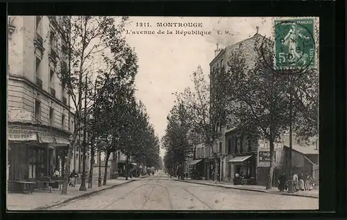 AK Montrouge, L`avenue de la République