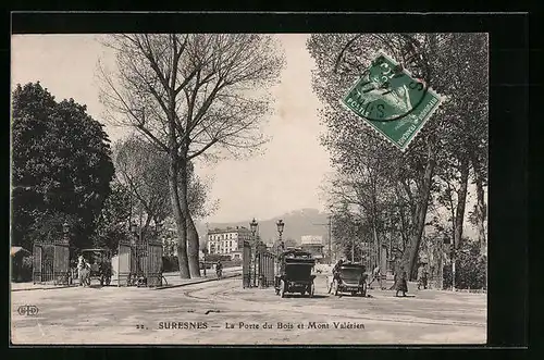 AK Suresnes, La Porte du Bois et Mont Valérien