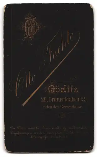 Fotografie Otto Faehte, Görlitz, Grüner Graben 29, Süsses Kleinkind in hübscher Kleidung