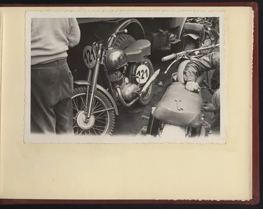 Fotoalbum 66 Fotografien DDR Motorrad - Geländesport, Motocross, Motorrad Jawa, MZ, Gespann-Rennen, Dynamo-Sportclub 15