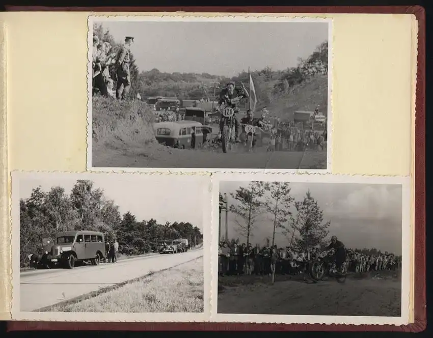 Fotoalbum 66 Fotografien DDR Motorrad - Geländesport, Motocross, Motorrad Jawa, MZ, Gespann-Rennen, Dynamo-Sportclub 16