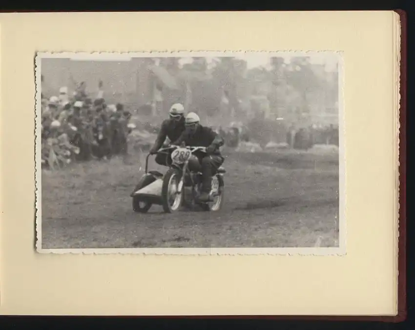 Fotoalbum 66 Fotografien DDR Motorrad - Geländesport, Motocross, Motorrad Jawa, MZ, Gespann-Rennen, Dynamo-Sportclub 2