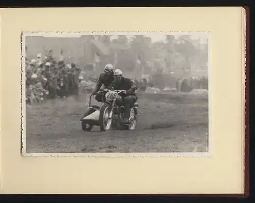 Fotoalbum 66 Fotografien DDR Motorrad - Geländesport, Motocross, Motorrad Jawa, MZ, Gespann-Rennen, Dynamo-Sportclub