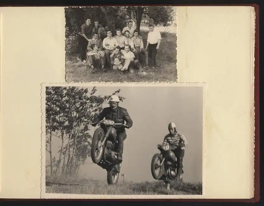 Fotoalbum 66 Fotografien DDR Motorrad - Geländesport, Motocross, Motorrad Jawa, MZ, Gespann-Rennen, Dynamo-Sportclub 4