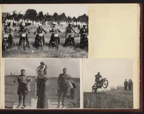 Fotoalbum 66 Fotografien DDR Motorrad - Geländesport, Motocross, Motorrad Jawa, MZ, Gespann-Rennen, Dynamo-Sportclub