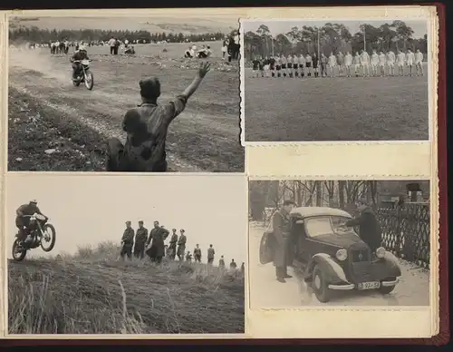 Fotoalbum 66 Fotografien DDR Motorrad - Geländesport, Motocross, Motorrad Jawa, MZ, Gespann-Rennen, Dynamo-Sportclub