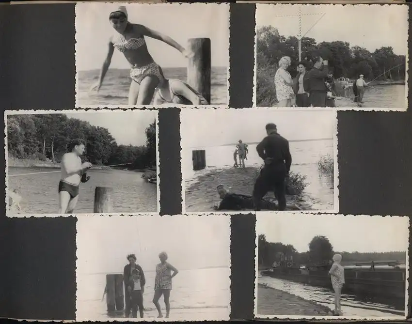 Fotoalbum 238 Fotografien DDR, Wasser, Regen & Sturmurlaub 1961-1964, Müritz, Rostock, Teterow, Warnemünde, Bastei, Plau 11
