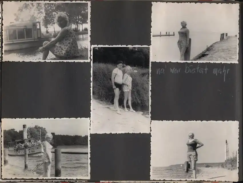 Fotoalbum 238 Fotografien DDR, Wasser, Regen & Sturmurlaub 1961-1964, Müritz, Rostock, Teterow, Warnemünde, Bastei, Plau 12