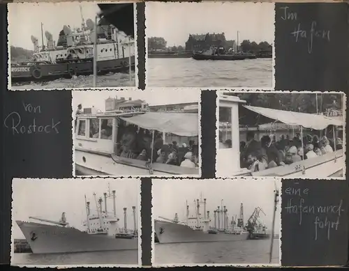 Fotoalbum 238 Fotografien DDR, Wasser, Regen & Sturmurlaub 1961-1964, Müritz, Rostock, Teterow, Warnemünde, Bastei, Plau