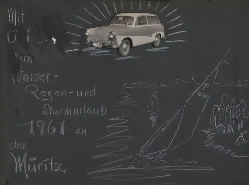 Fotoalbum 238 Fotografien DDR, Wasser, Regen & Sturmurlaub 1961-1964, Müritz, Rostock, Teterow, Warnemünde, Bastei, Plau 2