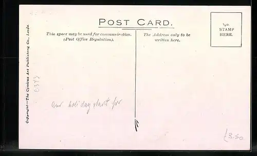 Künstler-AK Cynicus: Familie mit Gepäck in Eile