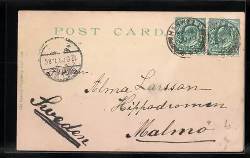 Künstler-AK Cynicus: Yes Dearest I will wait for them. But oh! You are a weight for me