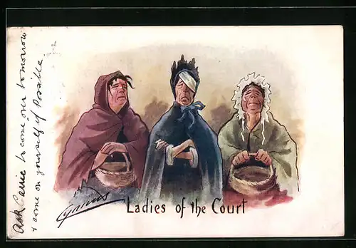 Künstler-AK Cynicus: Ladies of the Court