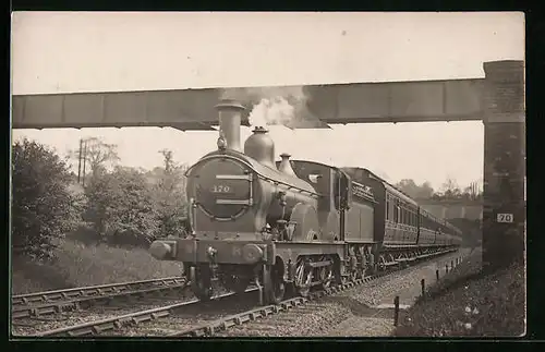 AK Englische Eisenbahn mit der No. 170
