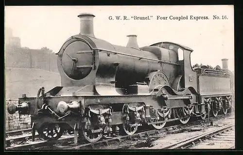 AK Englische Tenderlokomotive No. 16 Brunel
