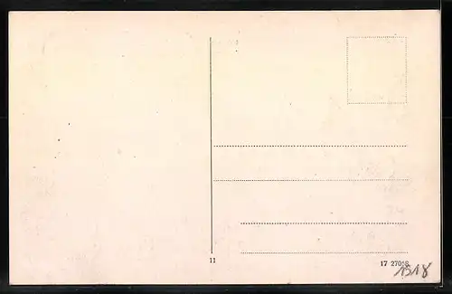 AK Löbau, Goethestrasse mit Kirche