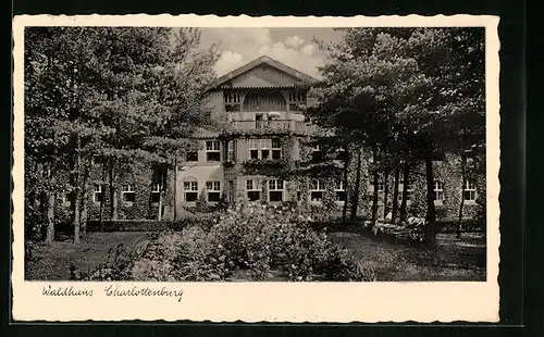 AK Sommerfeld, Waldhaus Charlottenburg mit Garten