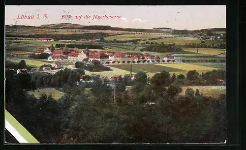 AK Löbau i. S., Blick auf die Jägerkaserne