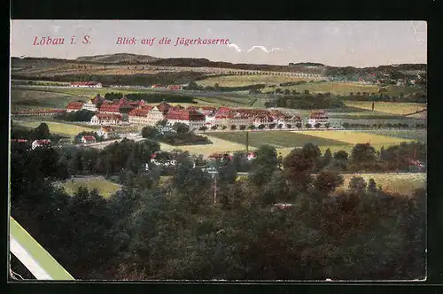 AK Löbau i. S., Blick auf die Jägerkaserne