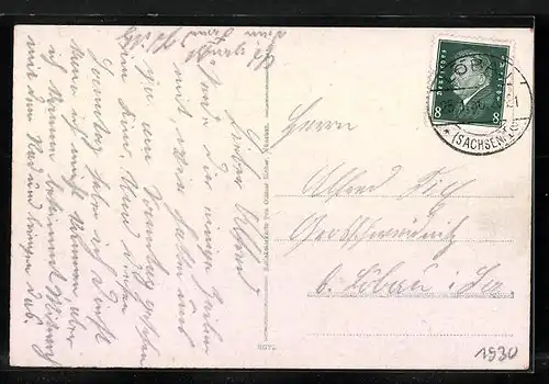 AK Löbau i. Sa., Jägerkaserne aus der Vogelschau