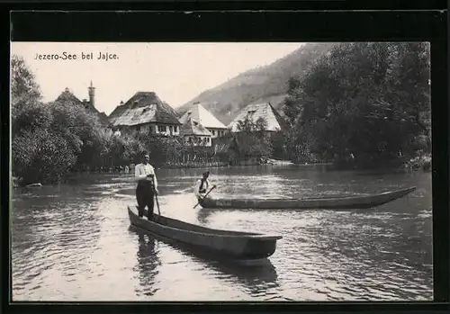 AK Jajce, Ruderboote auf dem Jezero-See