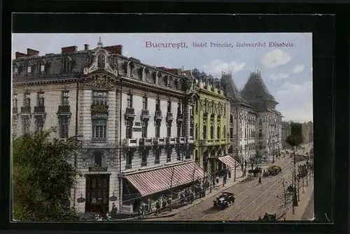 AK Bucuresti, Hotel Princiar, Bulevardul Elisabeta