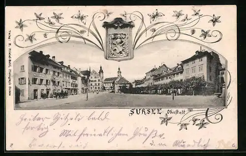 AK Sursee, Hauptplatz der Oberstadt