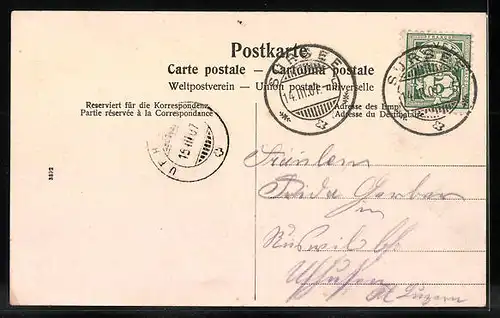 AK Sursee, Hauptplatz der Oberstadt