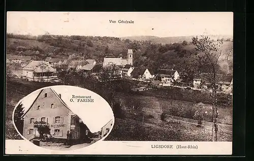 AK Ligsdorf, Restaurant O. Farine, Vue Générale