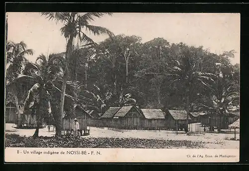 AK Nossi-Bé, Un village indigène