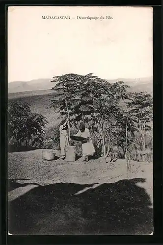 AK Madagascar, Décortiquage du Riz