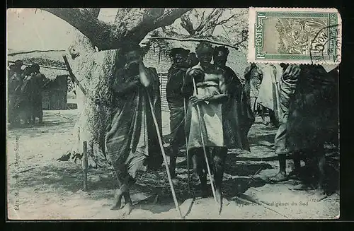 AK Madagascar, Types Bara, indigènes du Sud