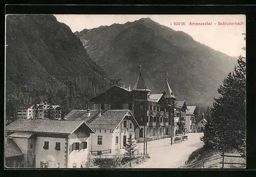 AK Schluderbach /Ampezzotal, Ortspartie
