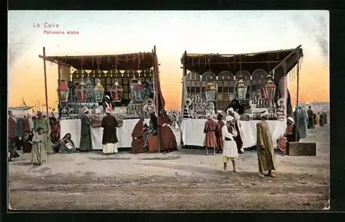 AK Le Caire, Patisserie arabe