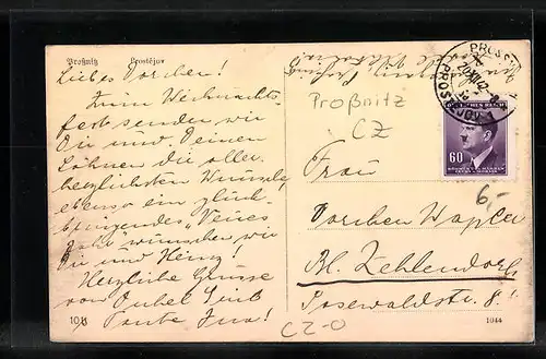 AK Prostejov, Blick auf ein grosses Gebäude