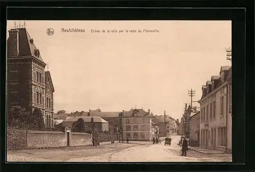 AK Neufchâteau, Entrée de la ville par la route de Florenville