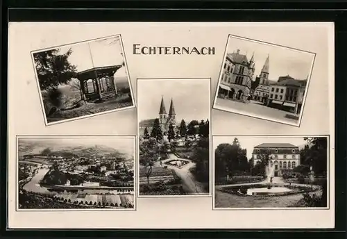 AK Echternach, verschiedene Ansichten