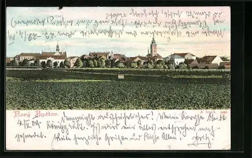 AK Nový Bydzov, Panorama des Ortes