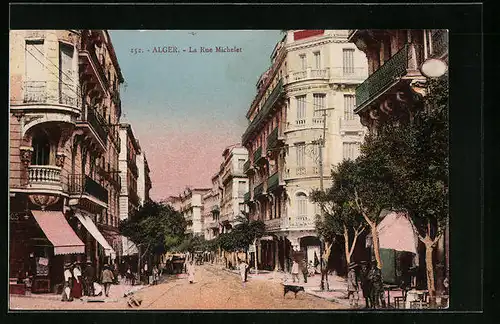 AK Alger, La Rue Michelet