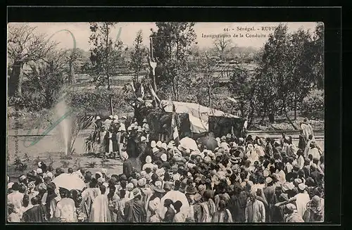 AK Rufisque, Inauguration de la Conduite...