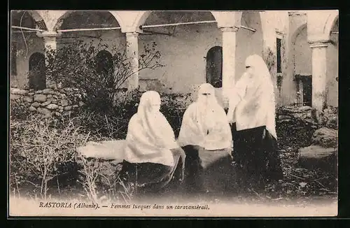AK Rastoria, Femmes turques dans un caravanserail