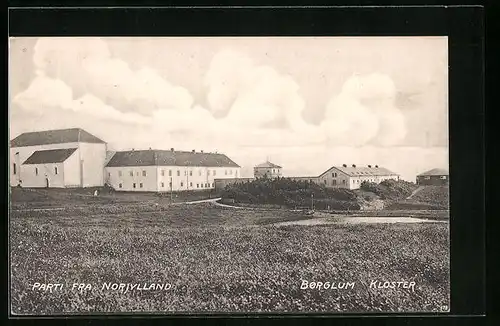 AK Borglum, Ortsansicht mit Kloster