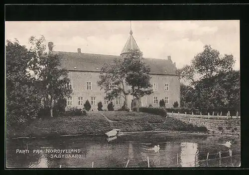 AK Saebygaard, Schloss mit Flusspartie
