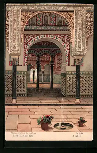 AK Sevilla, Alcazar, Patio de las Munecas