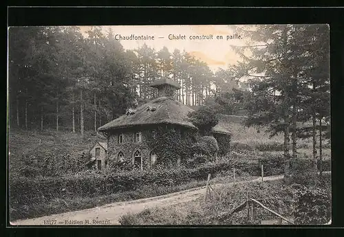 AK Chaudfontaine, Chalet construit en paille