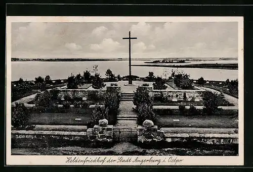 AK Angerburg i. Ostpr., Heldenfreidhof