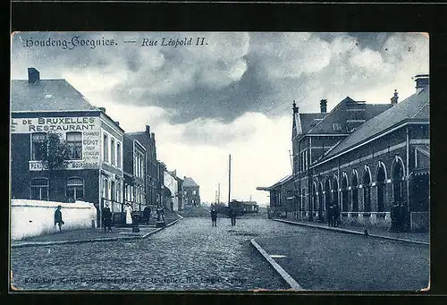 AK Houdeng-Goegnies, Rue Léopold II.