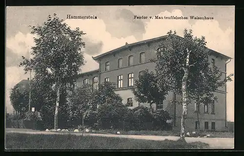 AK Hammerstein, Feodor v. Manteuffelsches Waisenhaus