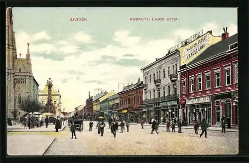 AK Ujvidék, Kossuth Lajos utca