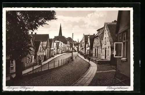 AK Bergen /Rügen, Partie der Königsstrasse